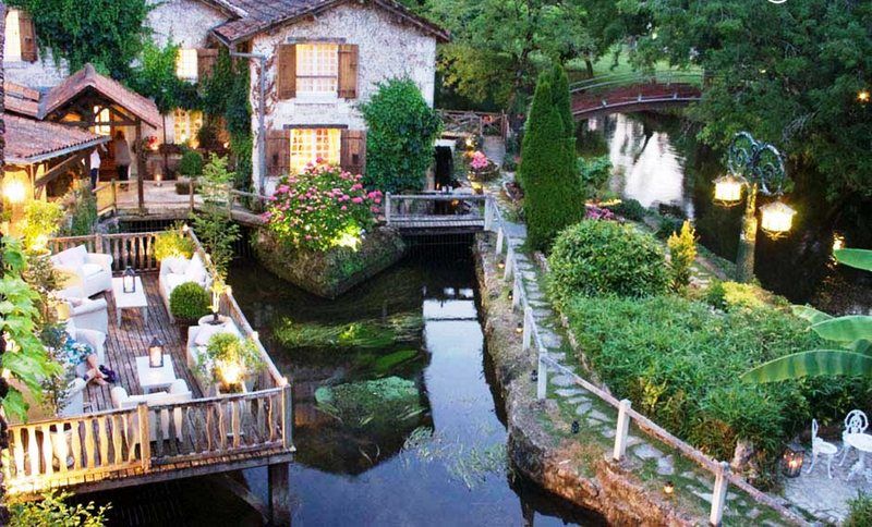Hotel Le Moulin Du Roc Brantôme Exterior foto